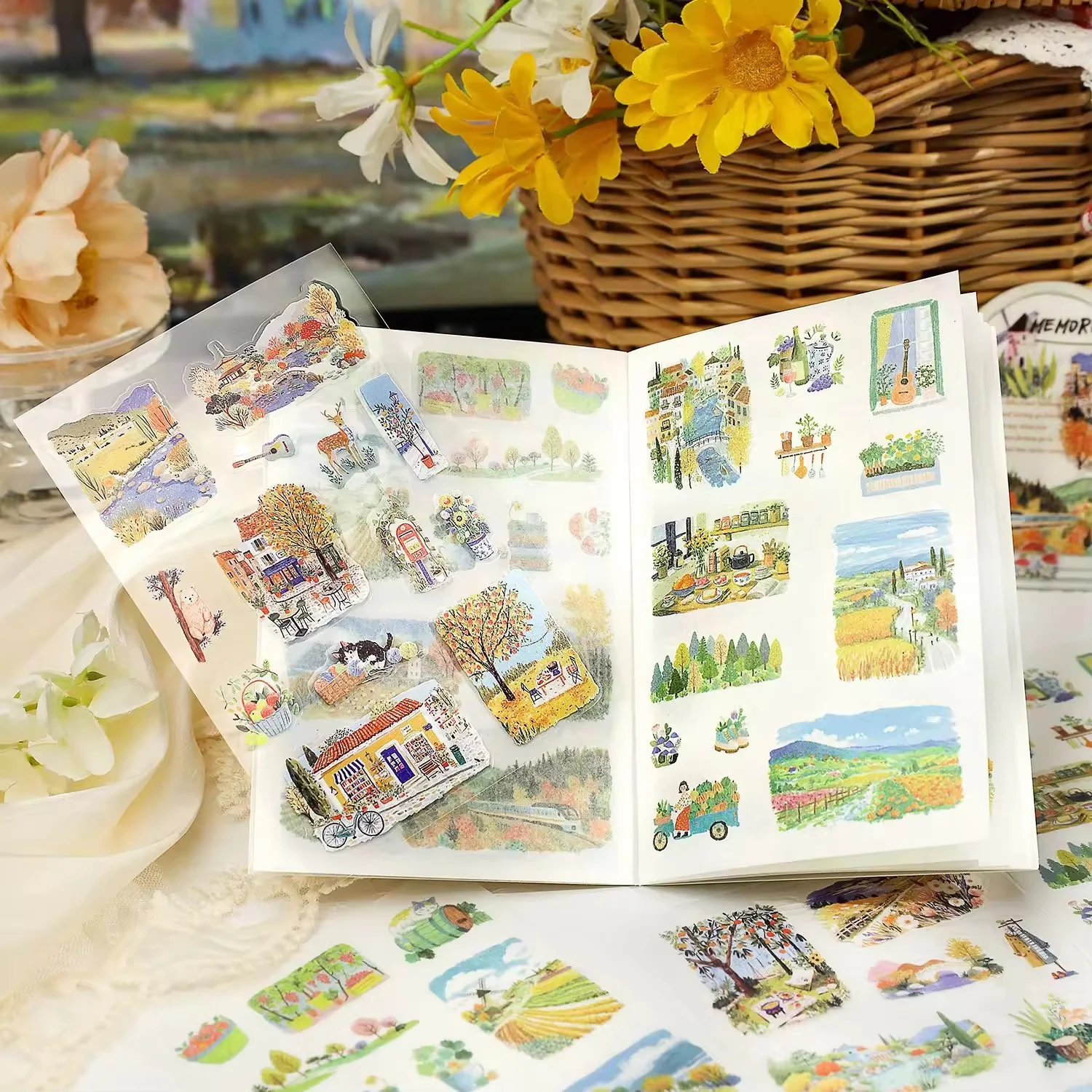 Aesthetic Landscape Sticker Book - Image 3