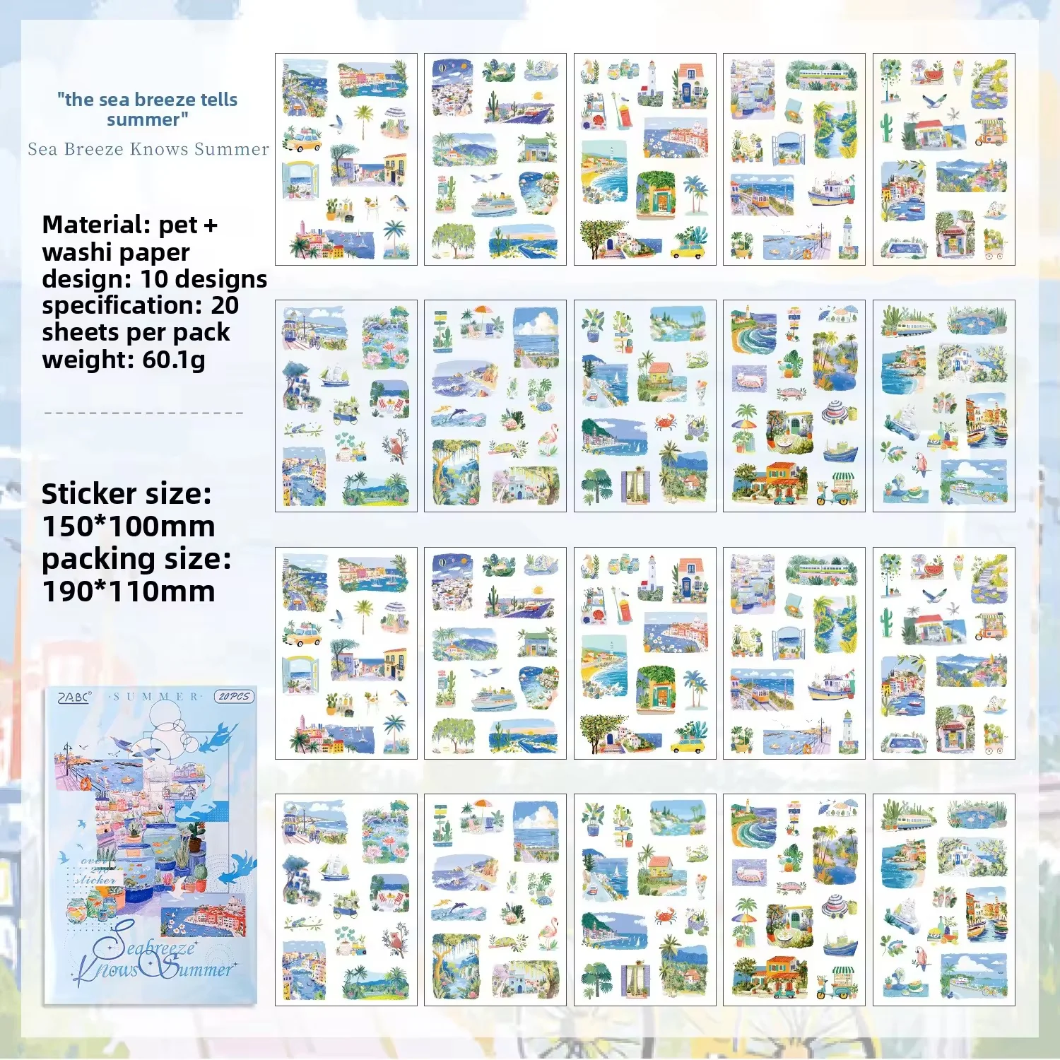 Aesthetic Landscape Sticker Book - Image 6