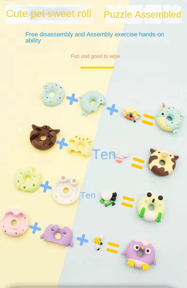 Animal Donut Eraser - Image 4