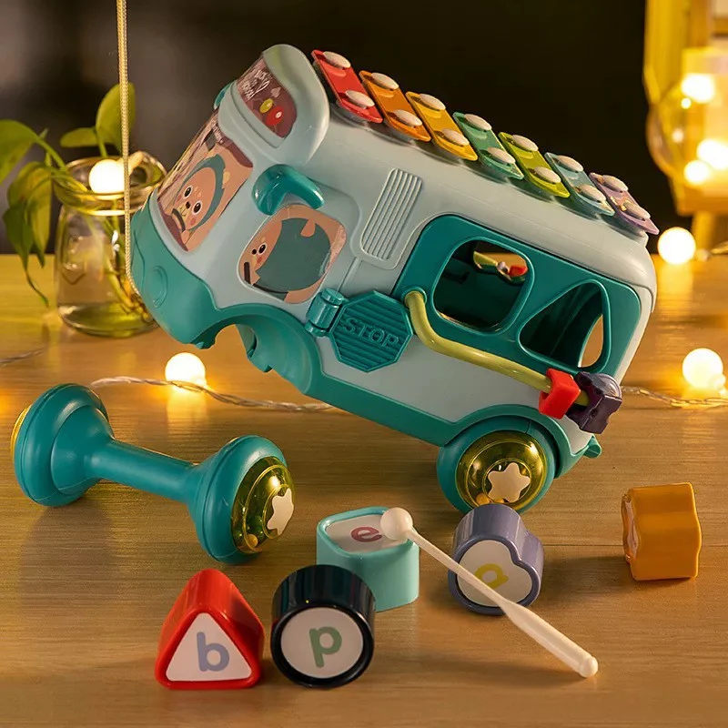 Baby Puzzle Bus Toy Kit - Image 2