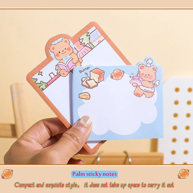 Bear Sticky Notes With Keychains - Image 10