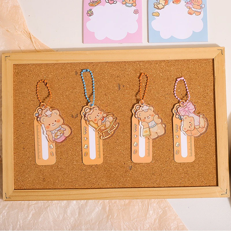 Bear Sticky Notes With Keychains - Image 8