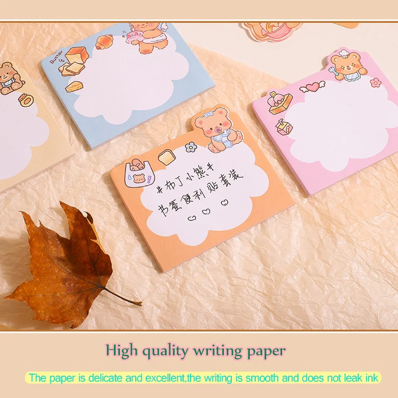 Bear Sticky Notes With Keychains - Image 9