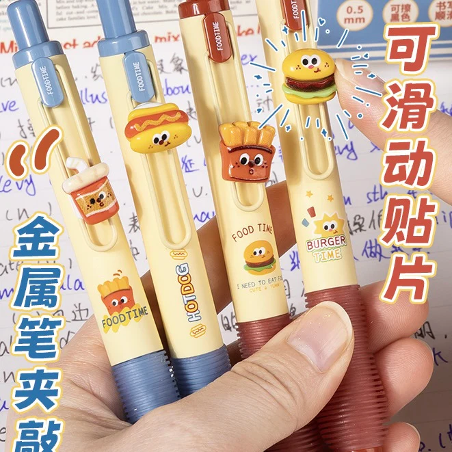 Burger Shop Theme 4pcs Pen Pack - Image 2