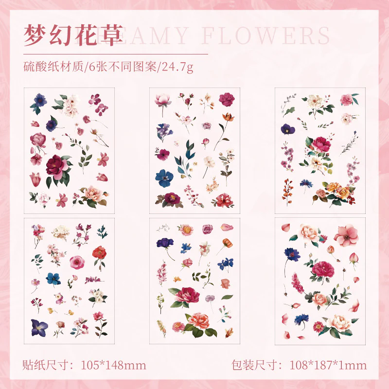 Butter Sheet Journal Stickers (6pcs Set) - Image 16