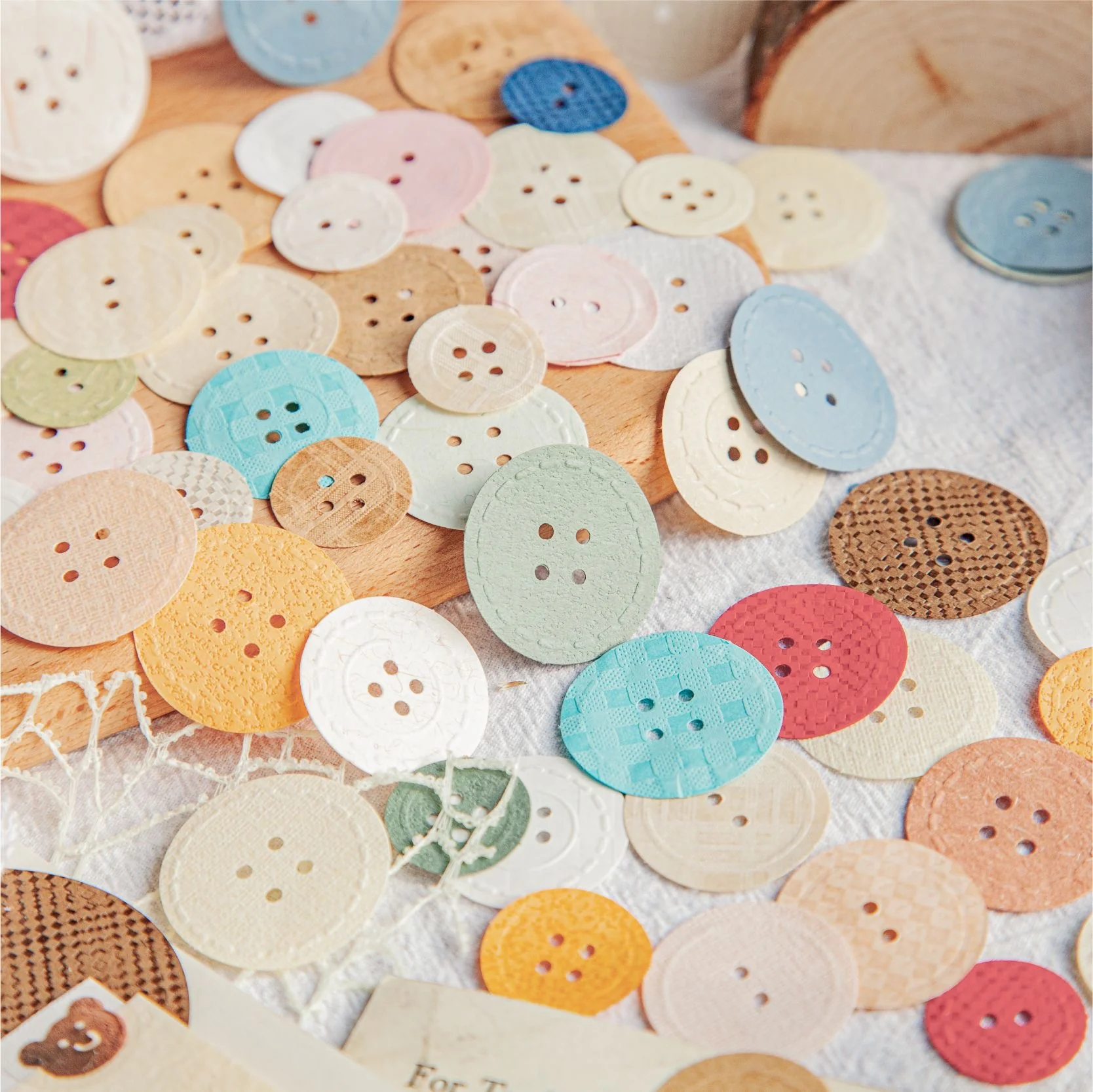 Button Paper Sticker - Image 2
