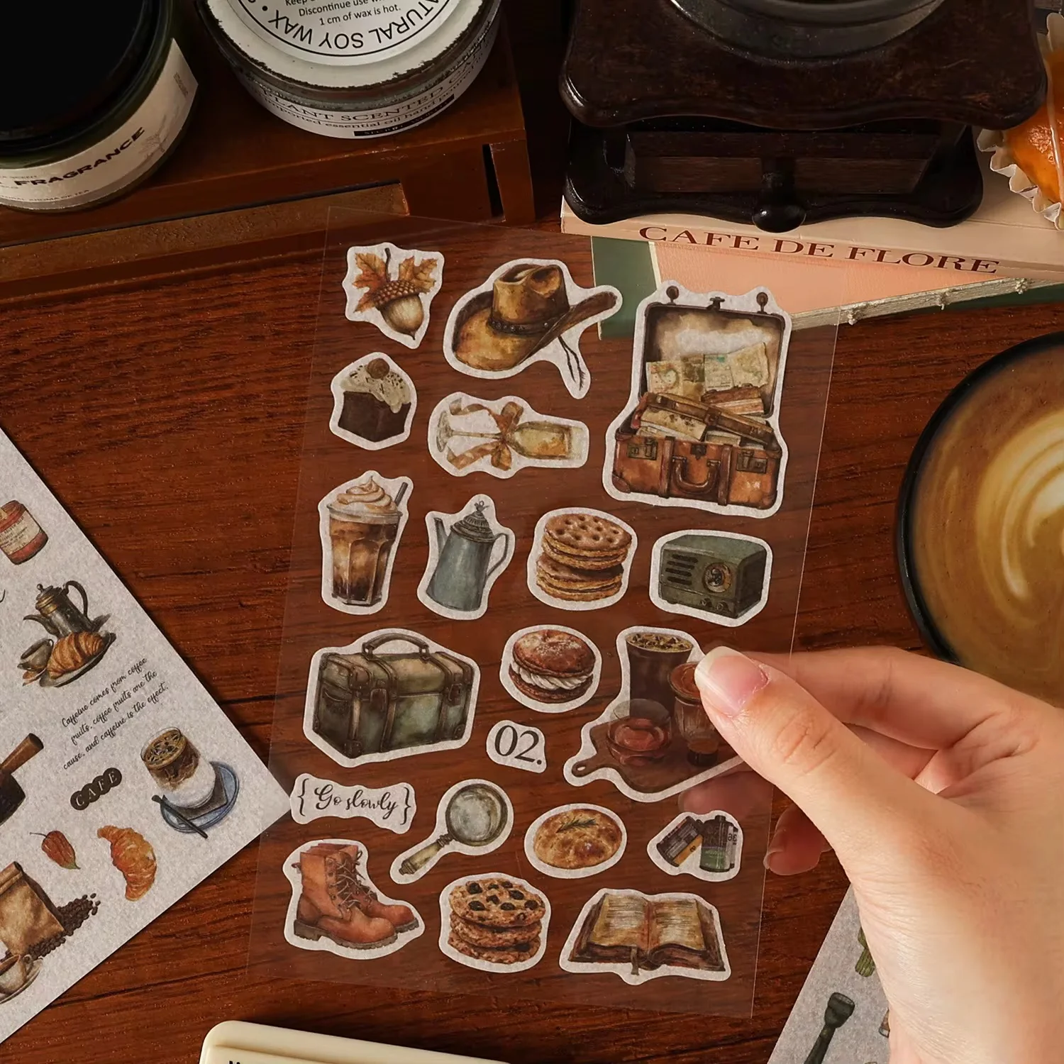 Camper Coffee Translucent Sticker - Image 3