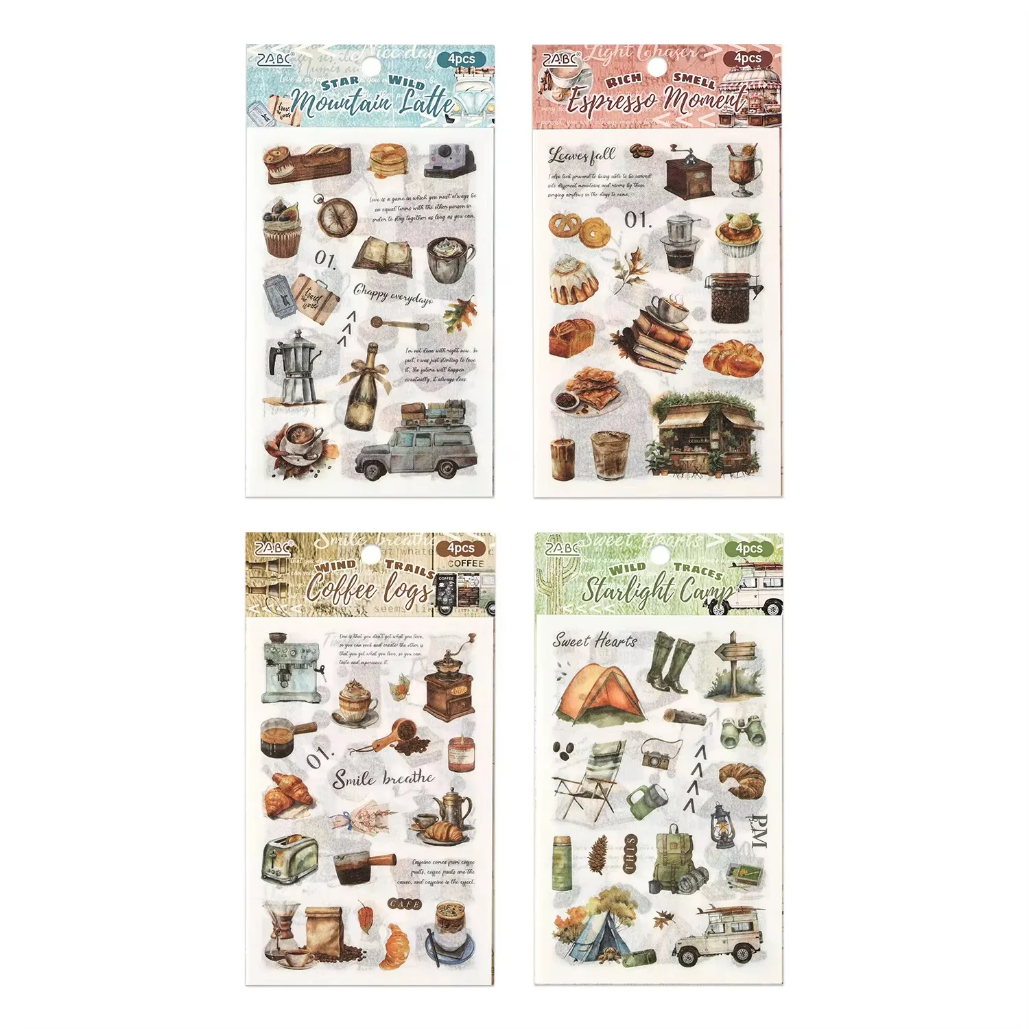 Camper Coffee Translucent Sticker - Image 5