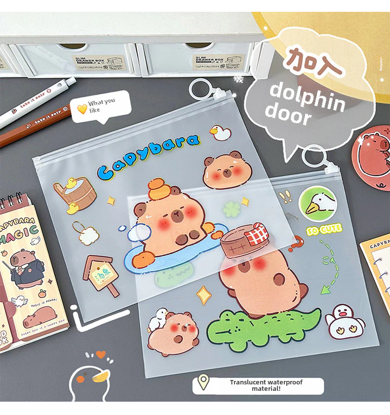 Capybara A4 Zip Folder - Image 10