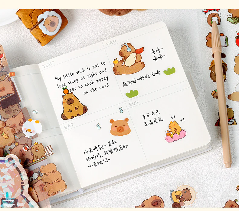 Capybara Deco Stickers - Image 11