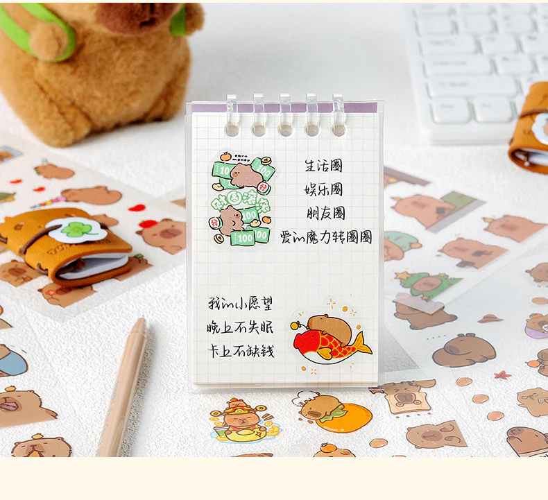 Capybara Deco Stickers - Image 9