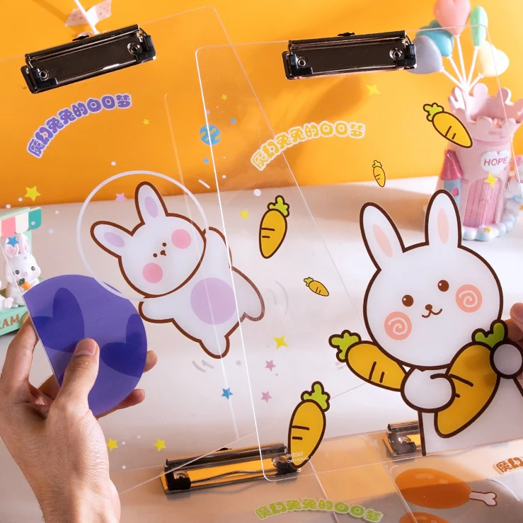 Kawaii Transparent Exam Pad - Image 10