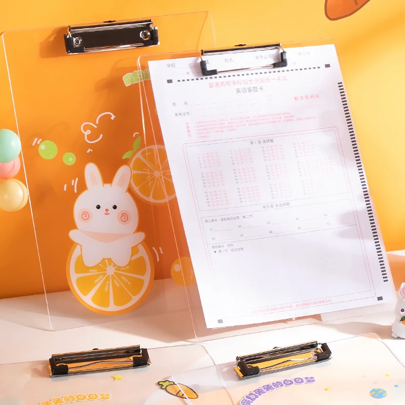 Kawaii Transparent Exam Pad - Image 2