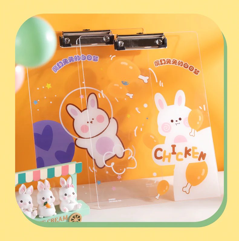 Kawaii Transparent Exam Pad - Image 3