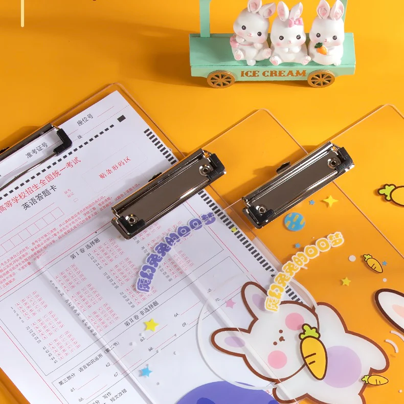 Kawaii Transparent Exam Pad - Image 8