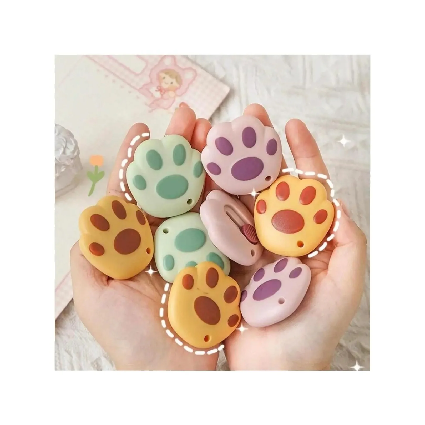 Cat Paw Cutter With Cloud Pen Cutter (2 Pcs Set) Combo pack - Image 3