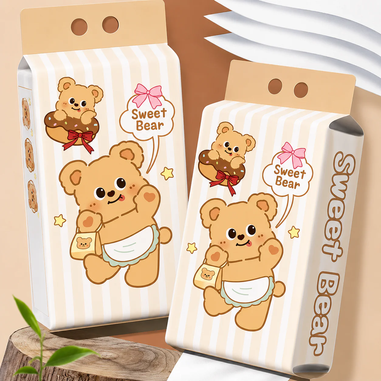 Cheese Bear Giant Tissue Pack