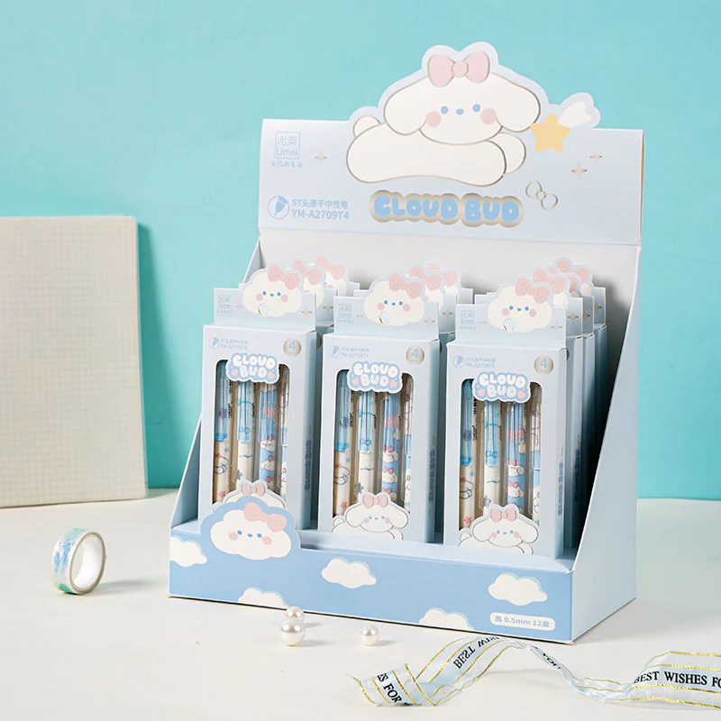 Cloud Gel Pen Set (4pcs Pack) - Image 4