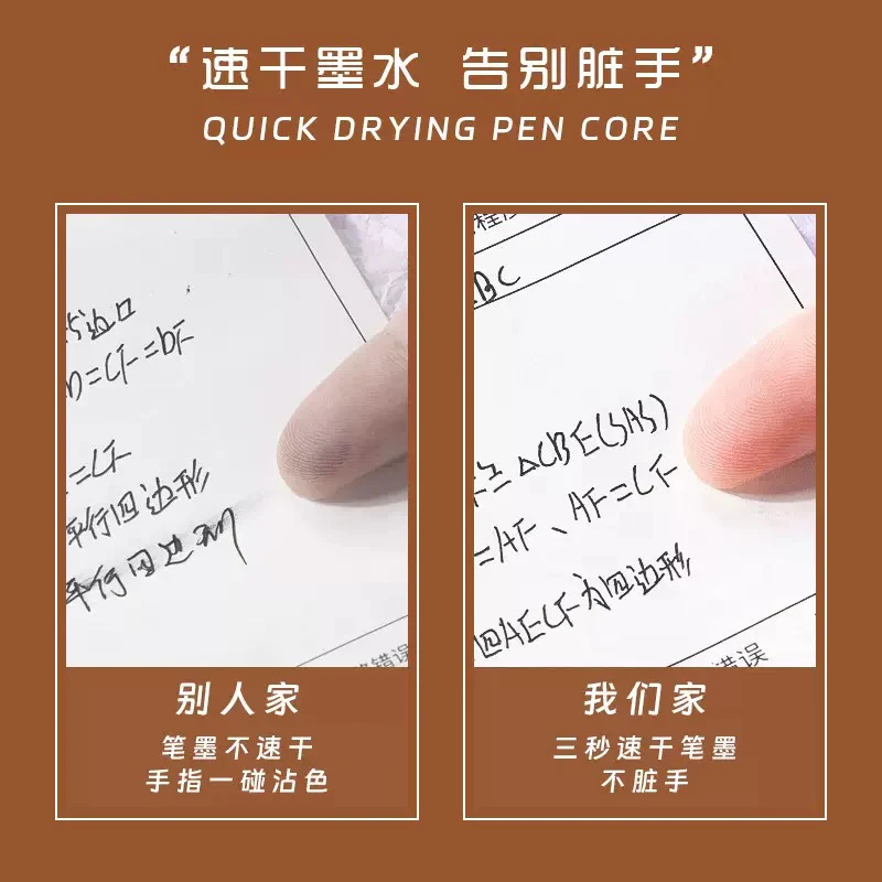 Coffee Gel Ink Pen Set 4pcs Set - Image 6