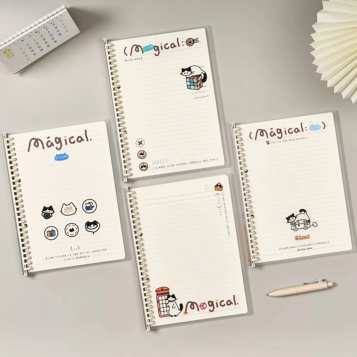 Kawaii Ruled Notbook - Image 2