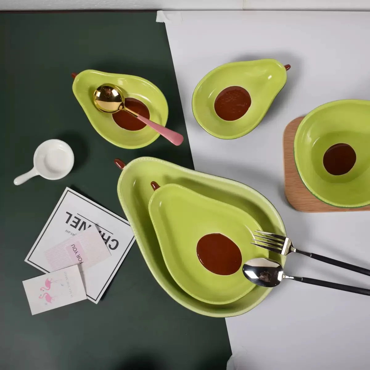 Avocado Ceramic Plate - Image 2