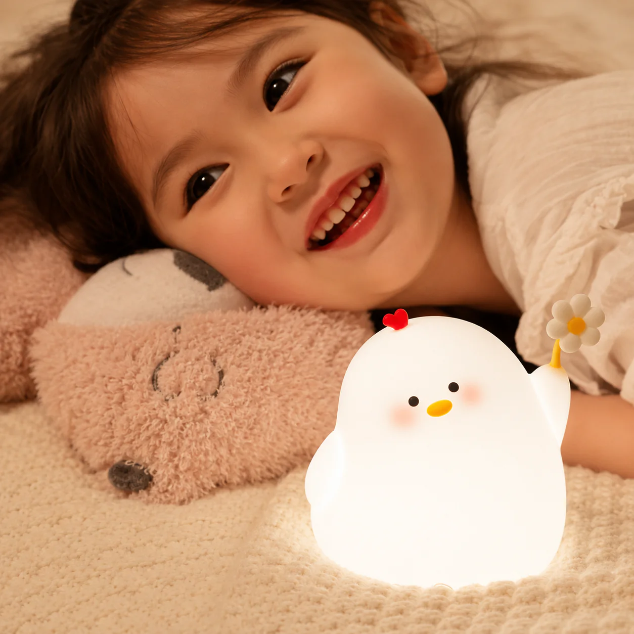Cute Chick Silicone Lamp - Image 3