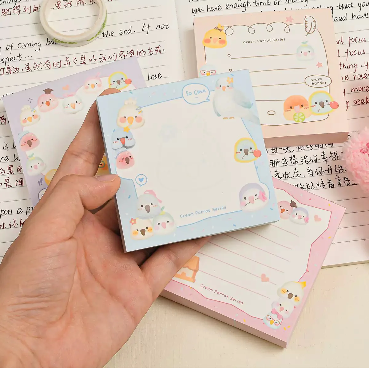Cute Parrot Notepad - Image 4
