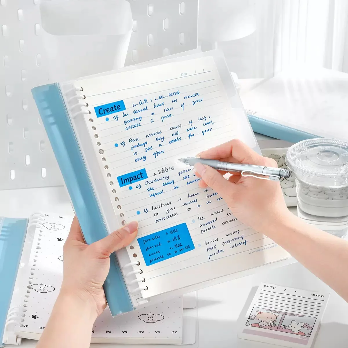 Cute Puppy Translucent Notebook - Image 5