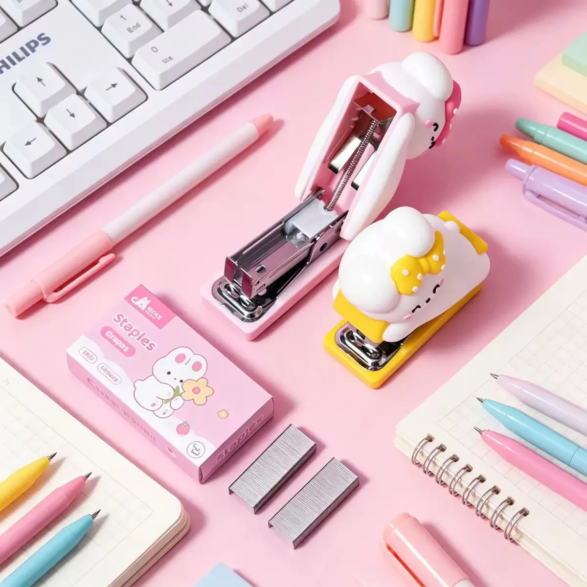 Kawaii Bunny Stapler - Image 2