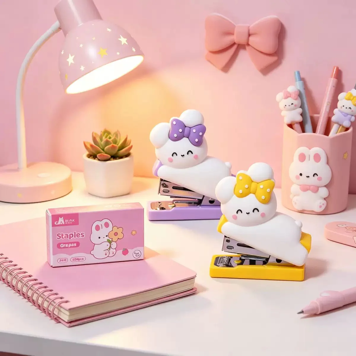 Kawaii Bunny Stapler - Image 3