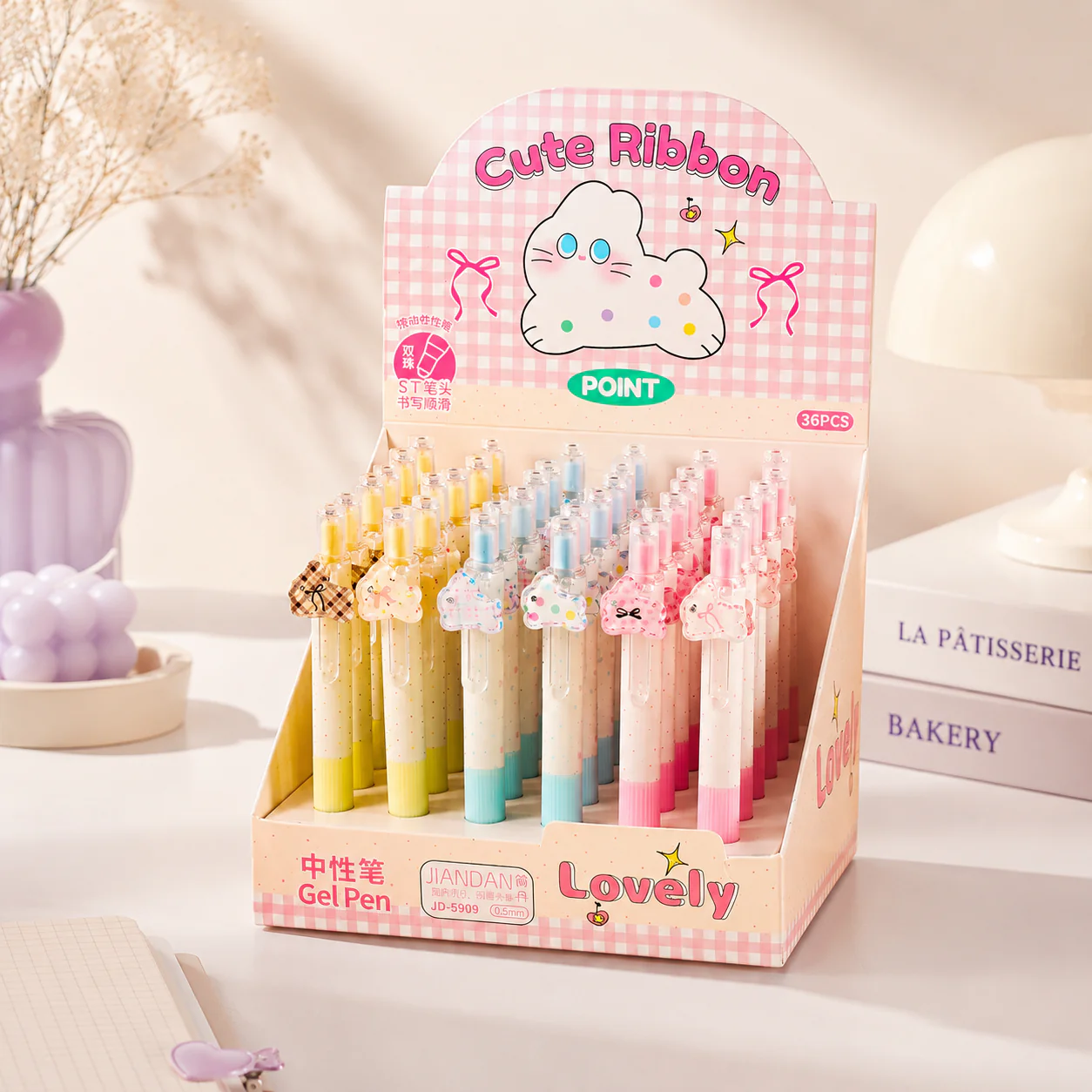 Cute Bow Erasable Gel Pen