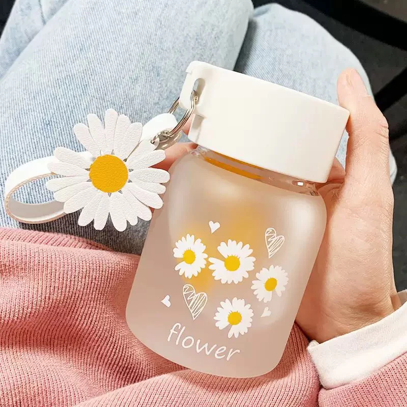 Daisy Mini Glass Bottle - Image 5