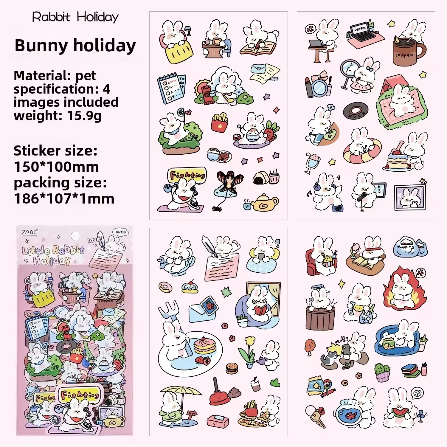Doodle Animal Deco Sticker - Image 7