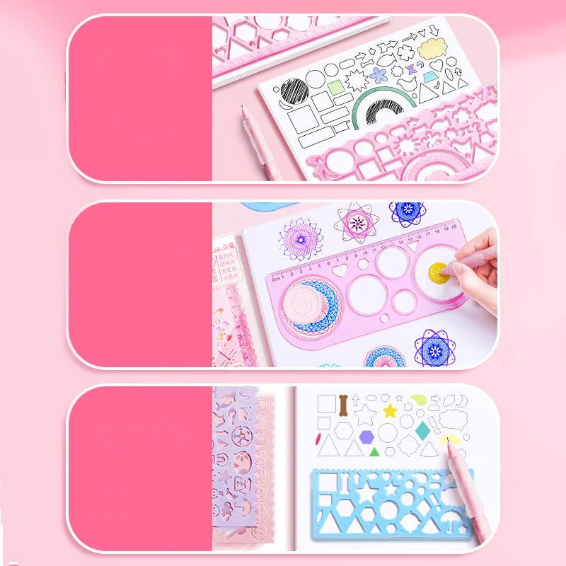 Doodle Ruler Set Combo 7+1 Pack - Image 14