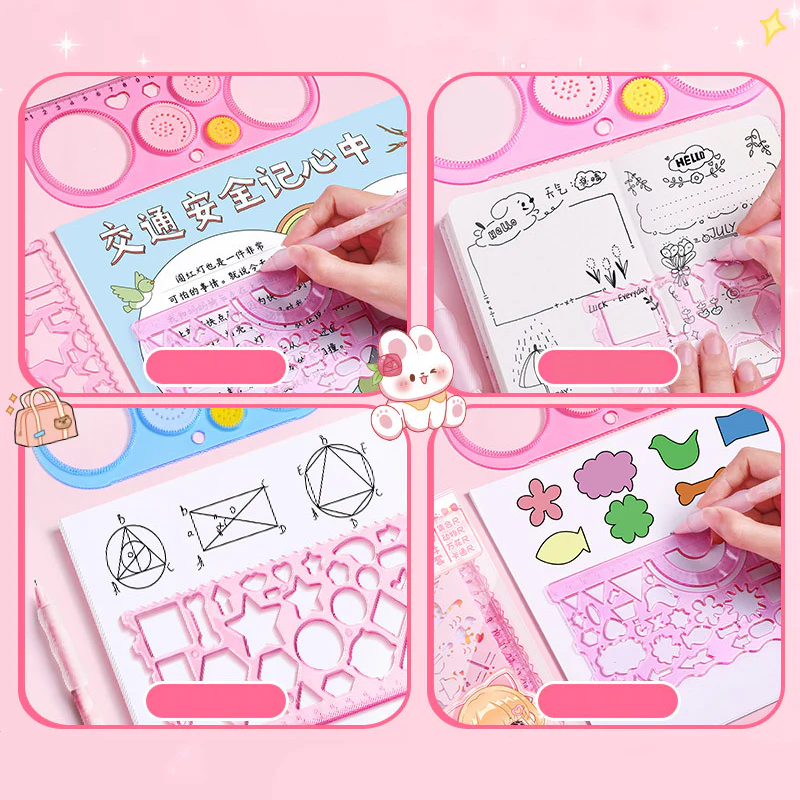 Doodle Ruler Set Combo 7+1 Pack - Image 15