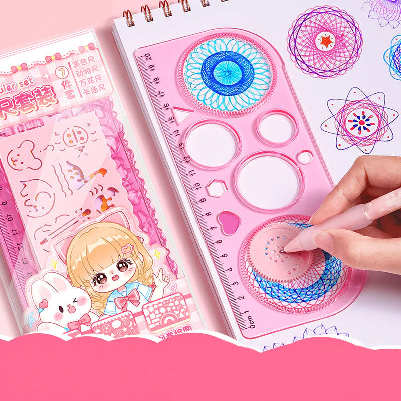 Doodle Ruler Set Combo 7+1 Pack - Image 3