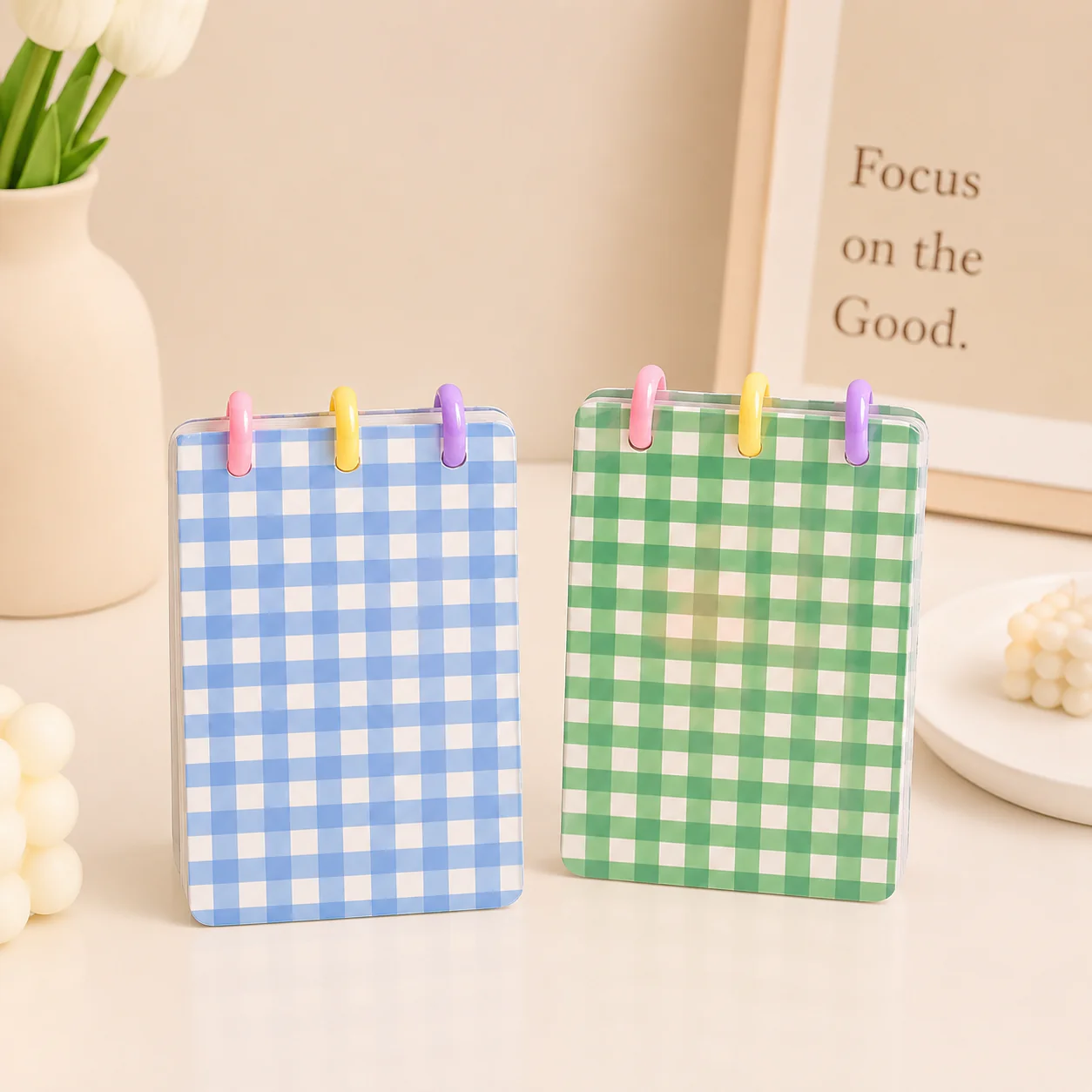 Gingham Mini Diary