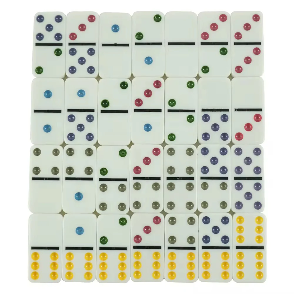 Double Six Color Dot Dominoes - Image 5