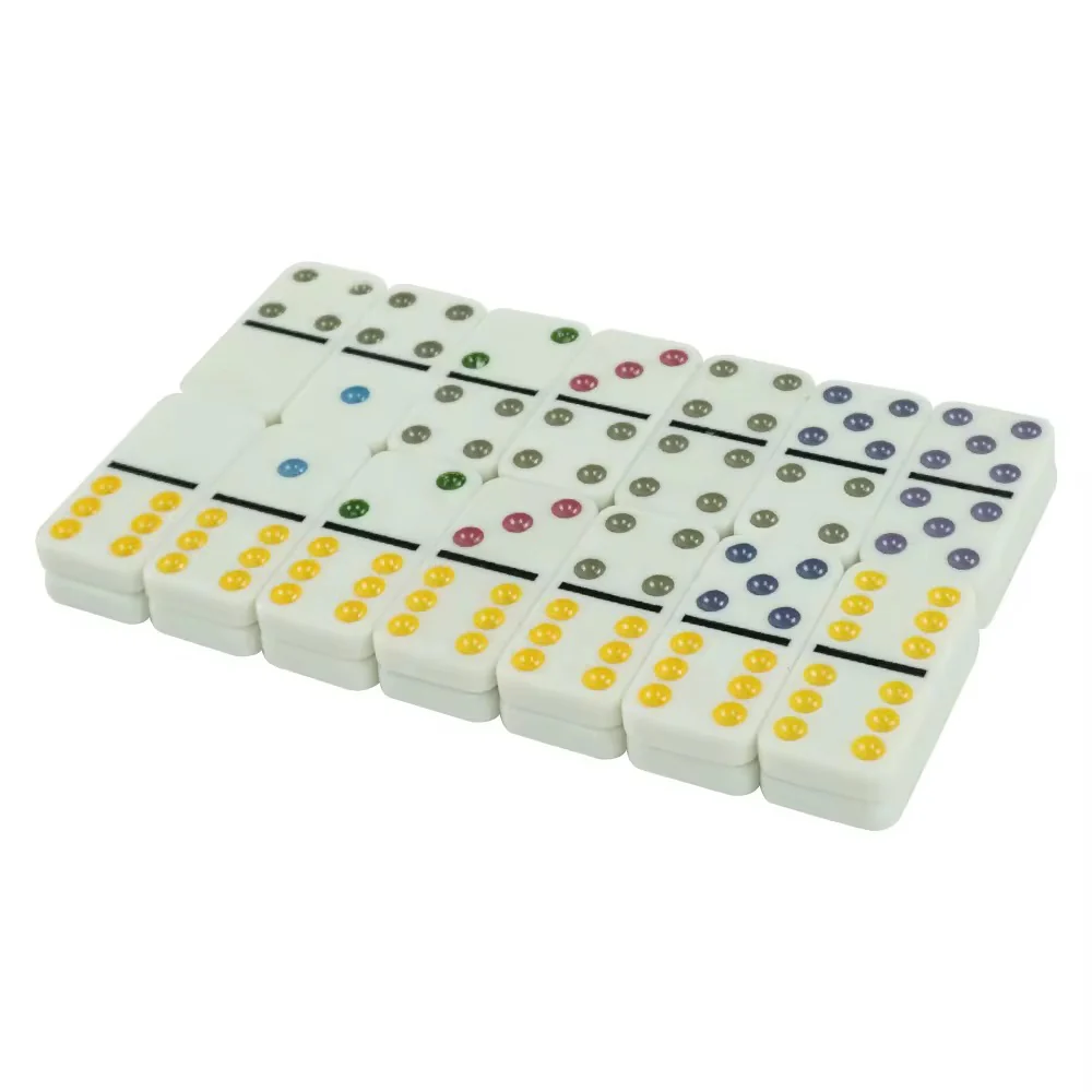 Double Six Color Dot Dominoes - Image 6