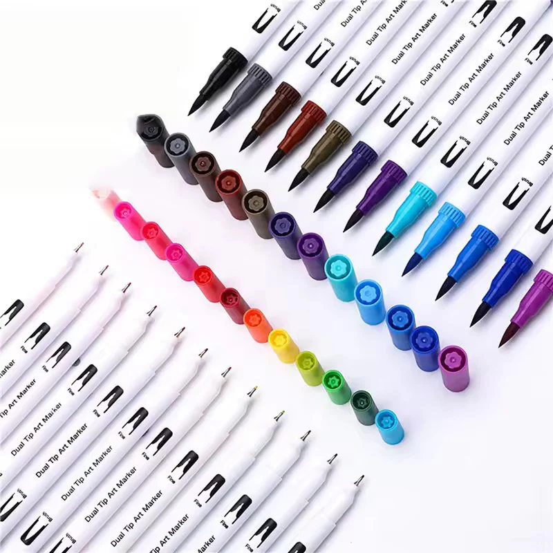 Dual Tip Brush Pens - Image 5