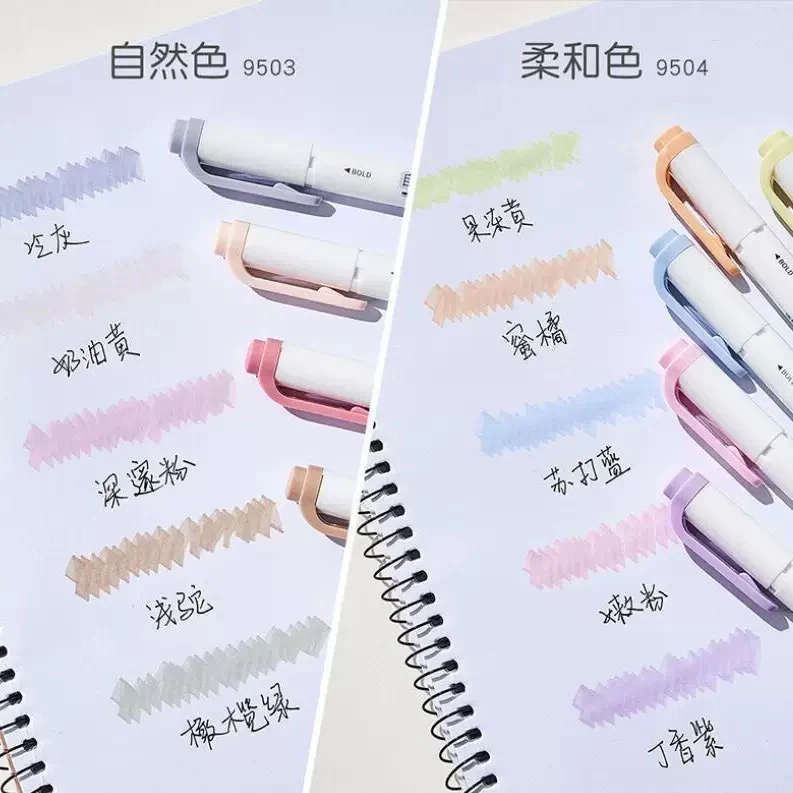 Dual-Tip Pastel Highlighter - Image 2