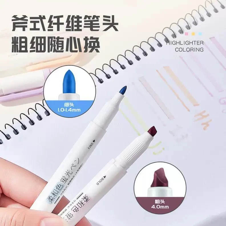 Dual-Tip Pastel Highlighter - Image 3