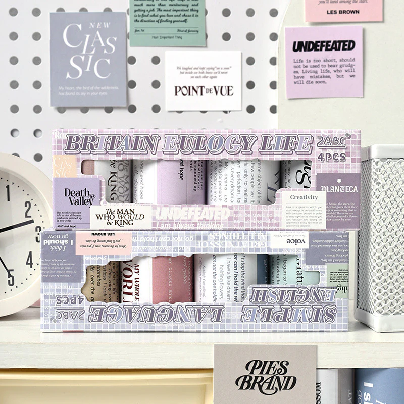 English Quote Theme Journaling Sticker Roll - Image 2