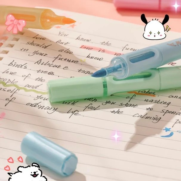 Kawaii Glitter Highlighter Set - Image 6