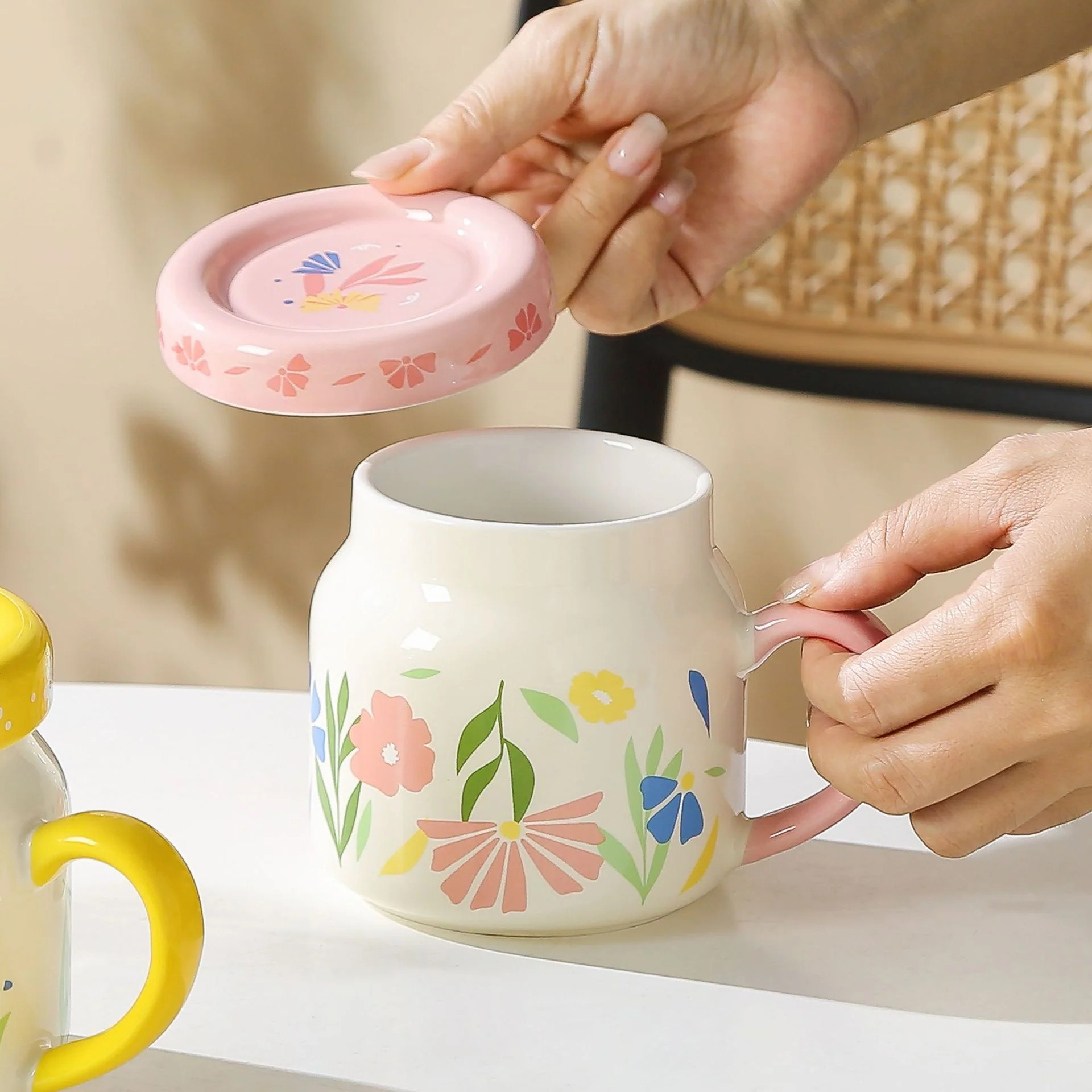 Floral Ceramic Mug - Image 10