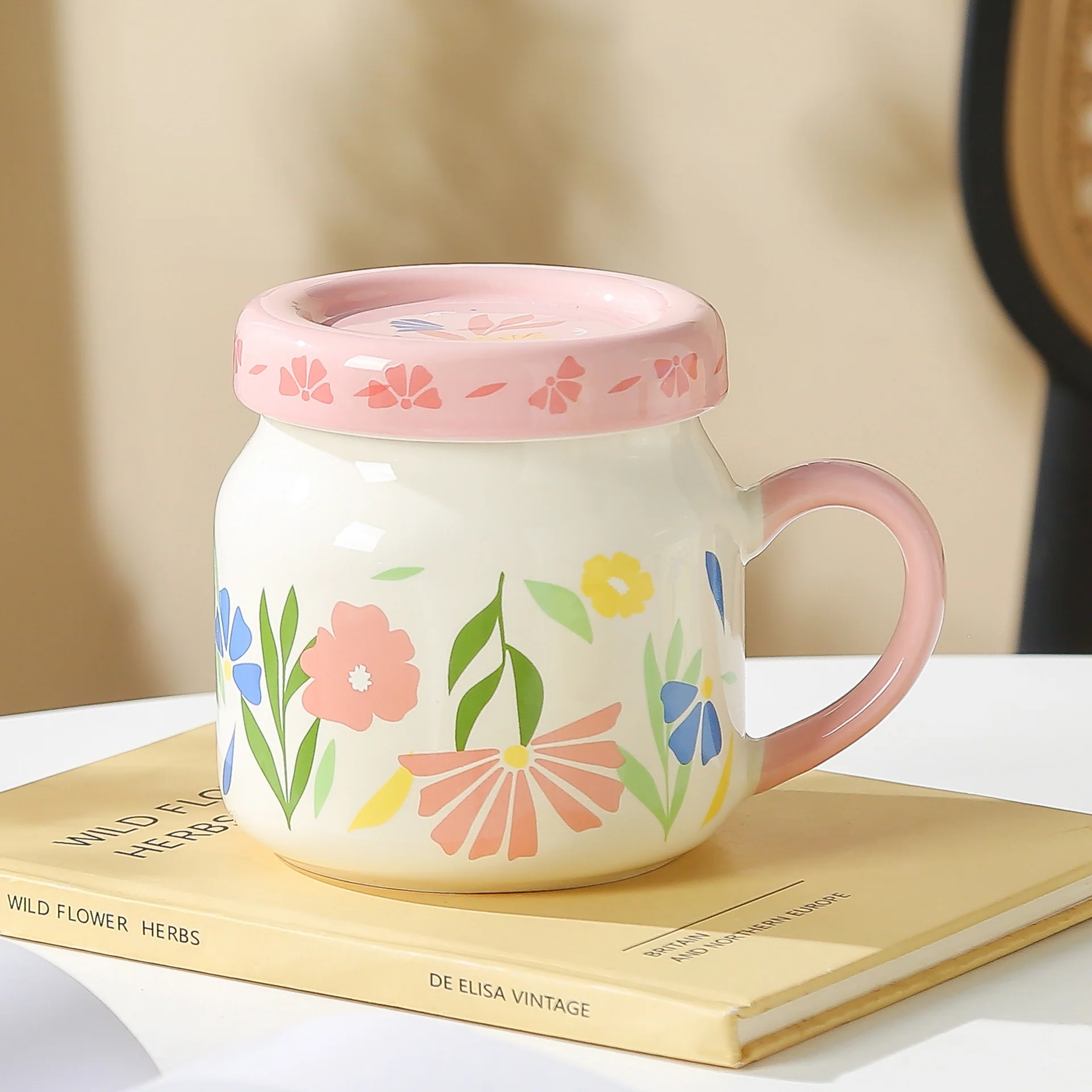 Floral Ceramic Mug - Image 4