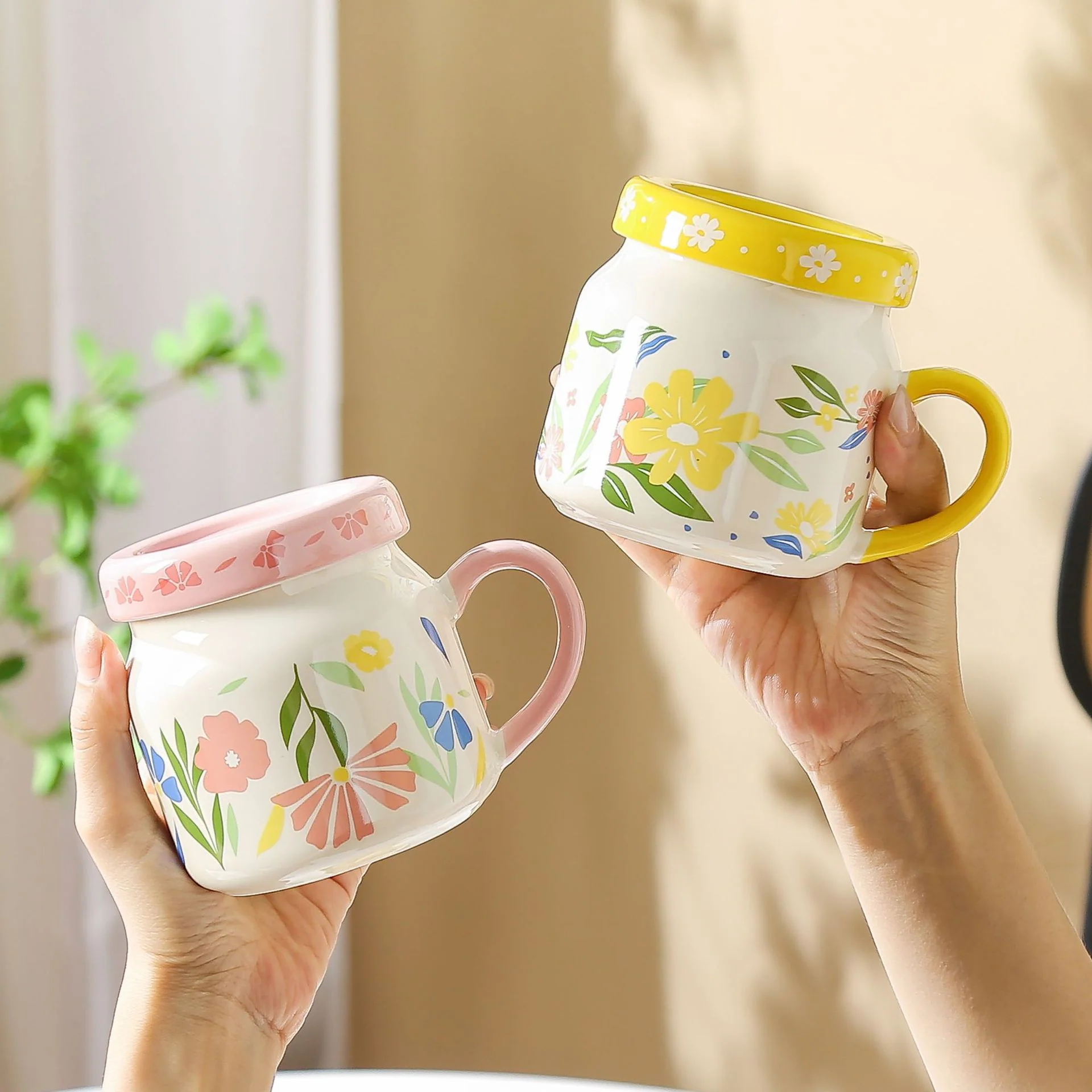 Floral Ceramic Mug - Image 6