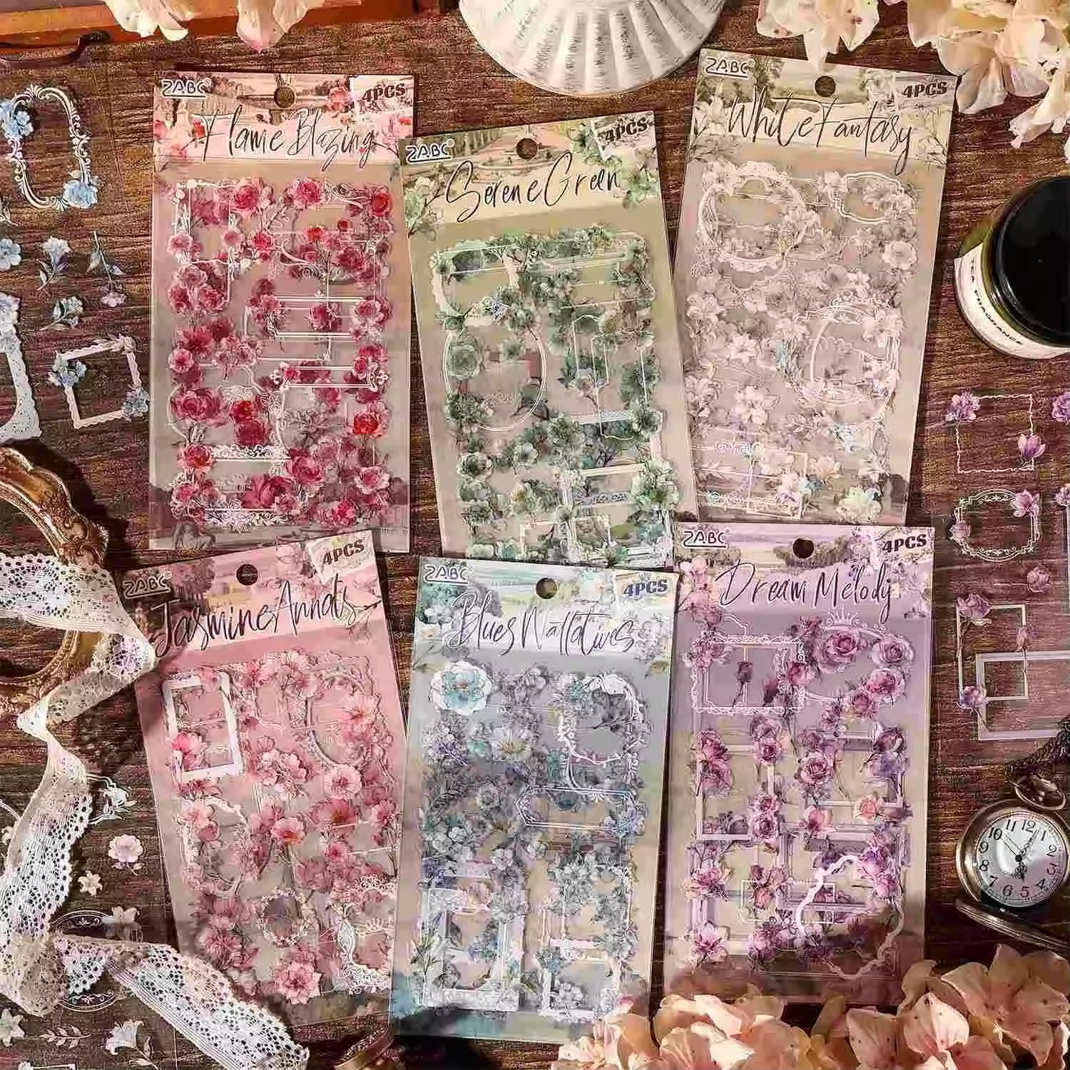 Floral Wreath Deco Sticker - Image 2