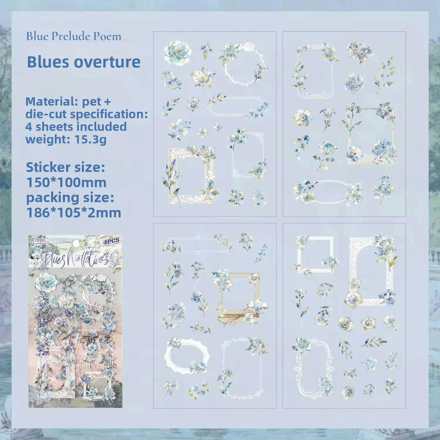 Floral Wreath Deco Sticker - Image 6