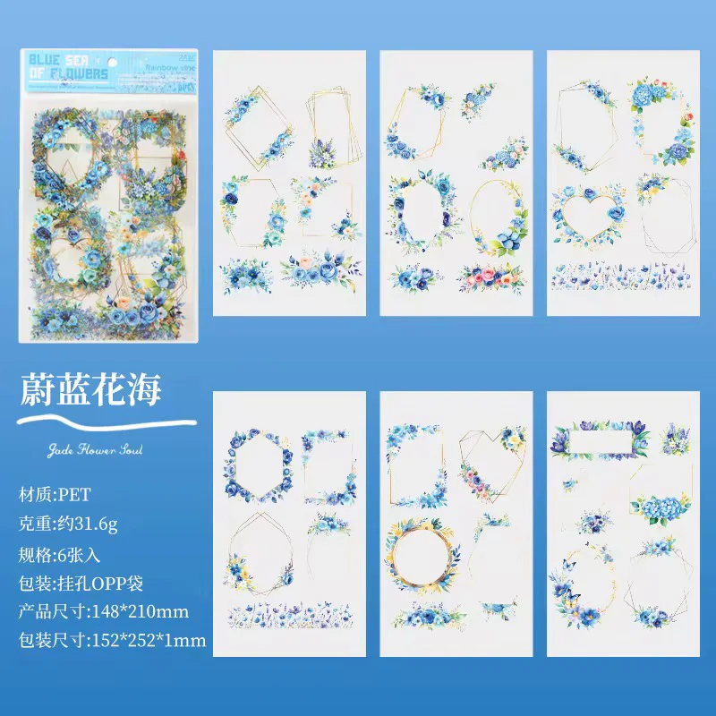 Floral Wreath Stickers - Image 5